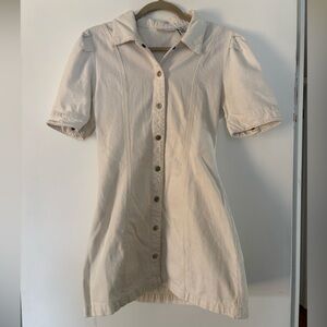 Sincerely Jules White Denim Mini Dress